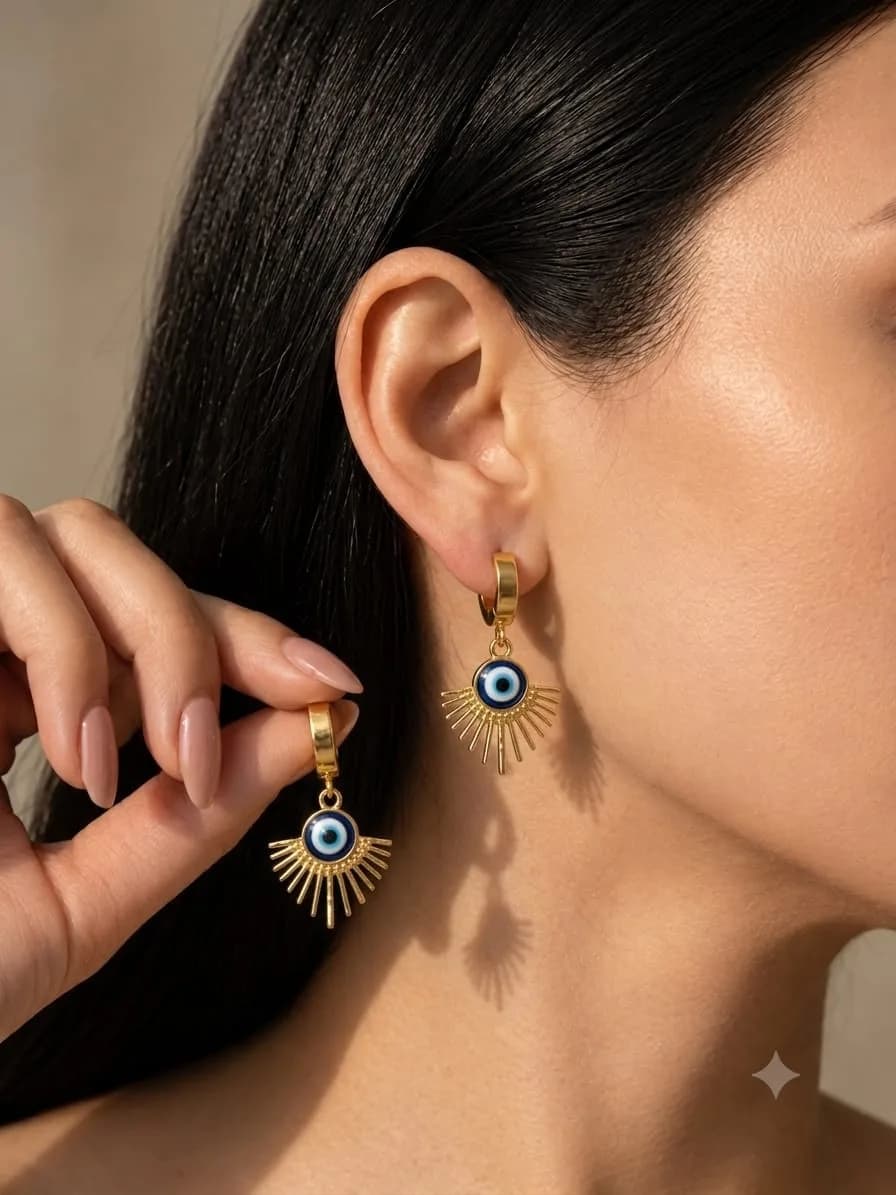 evil eye earing — 1